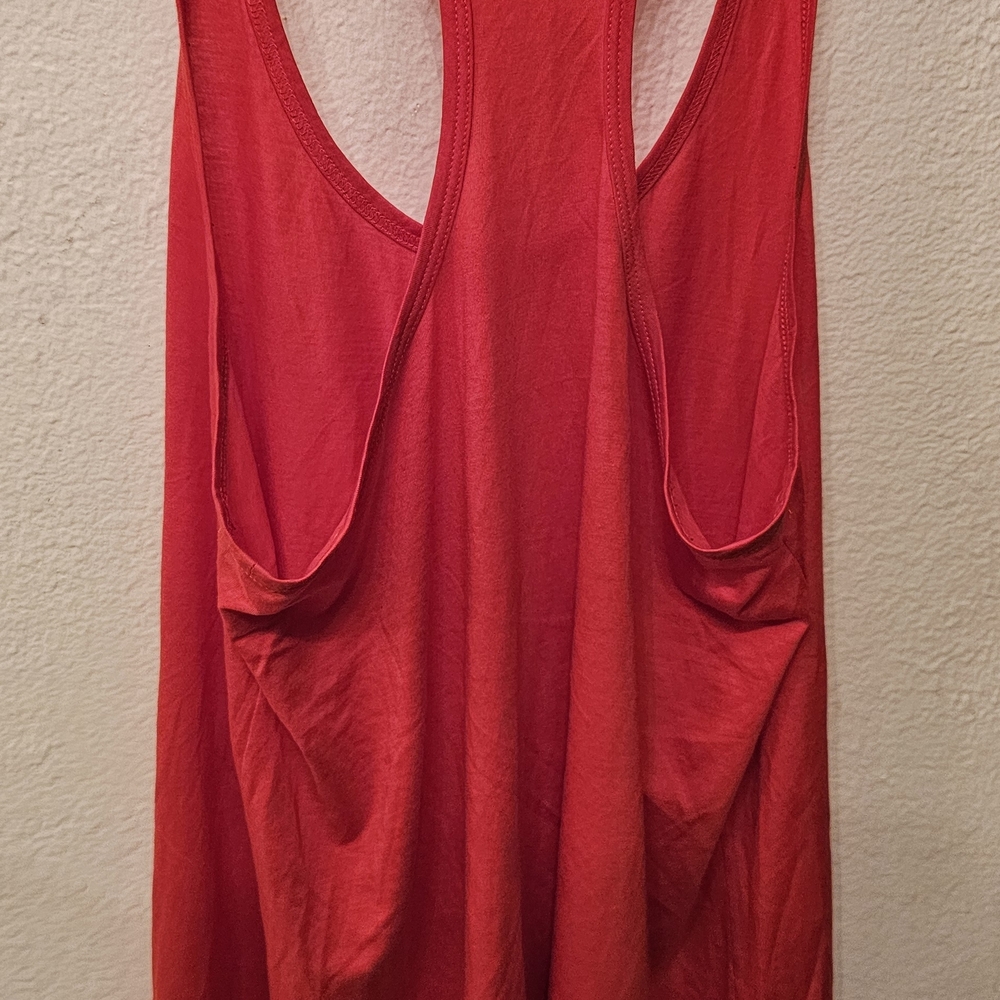 Helmut Lang Red Racerback Tank - Picture 2 of 3